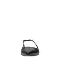 Décolleté slingback in pelle 