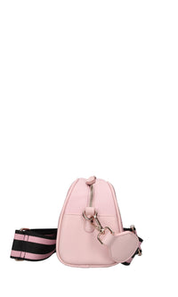 Borsa in ecopelle e tessuto 