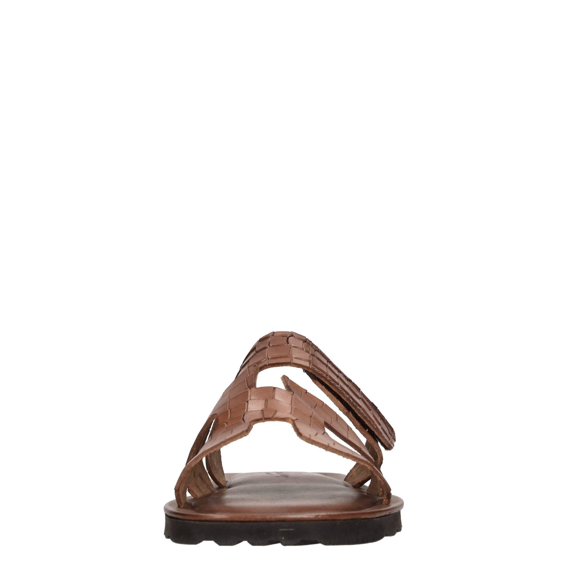 Mules in pelle 