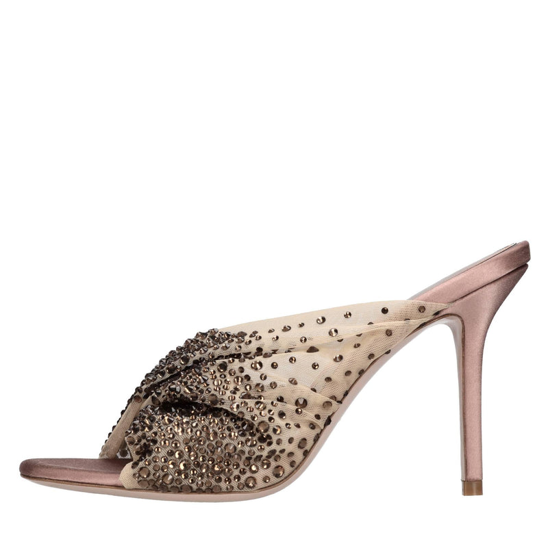 Mules Mariel Tulle in tessuto e strass 