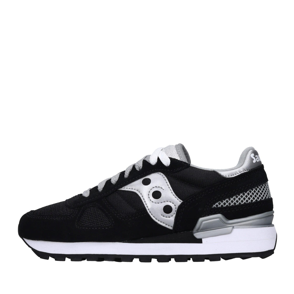 Sneakers in camoscio e tessuto 