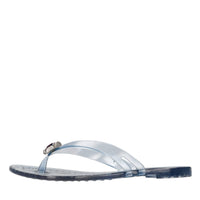 Sandali flat Jelly in PVC e Swarovski 