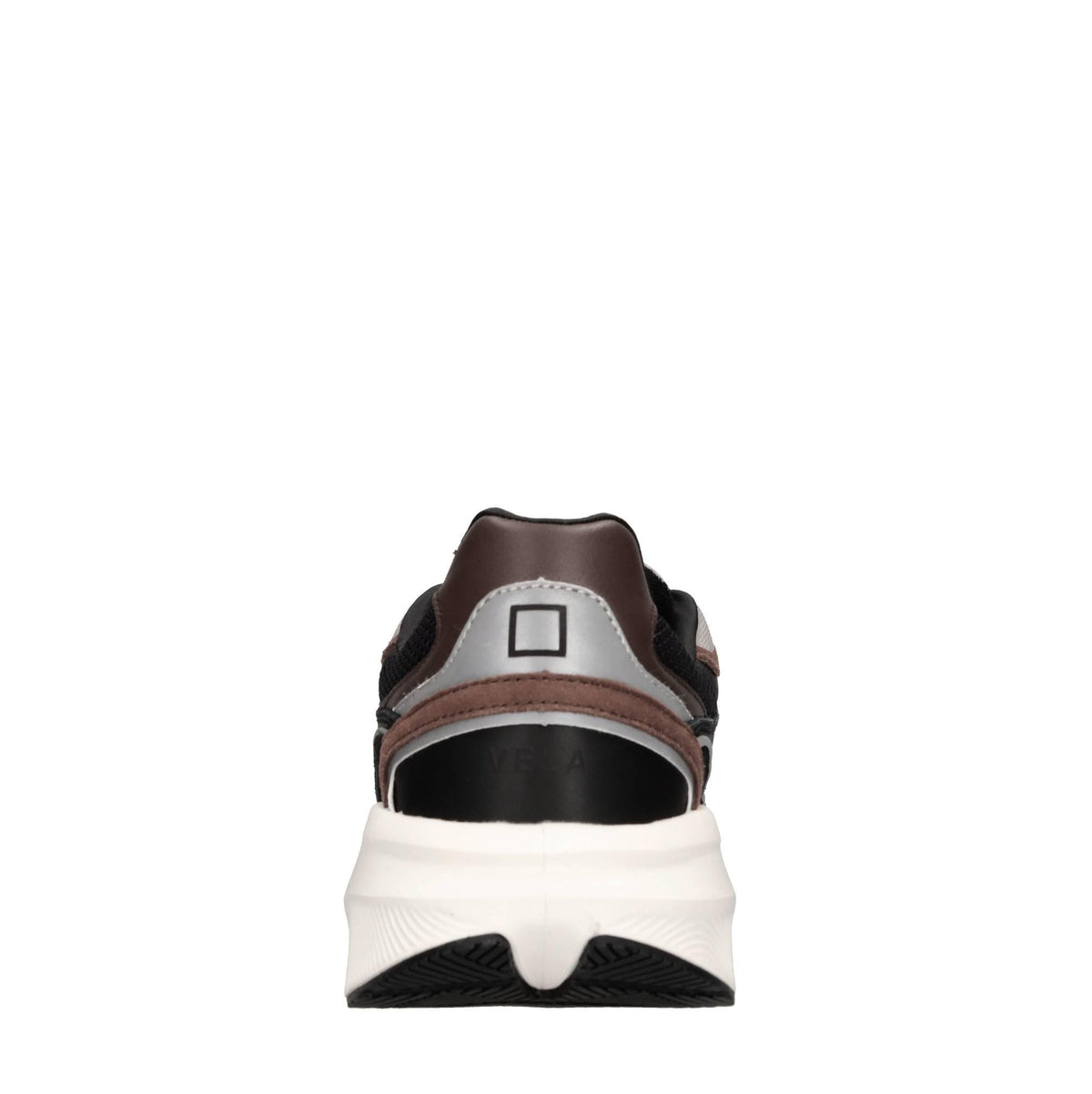 Sneakers in pelle e tessuto 