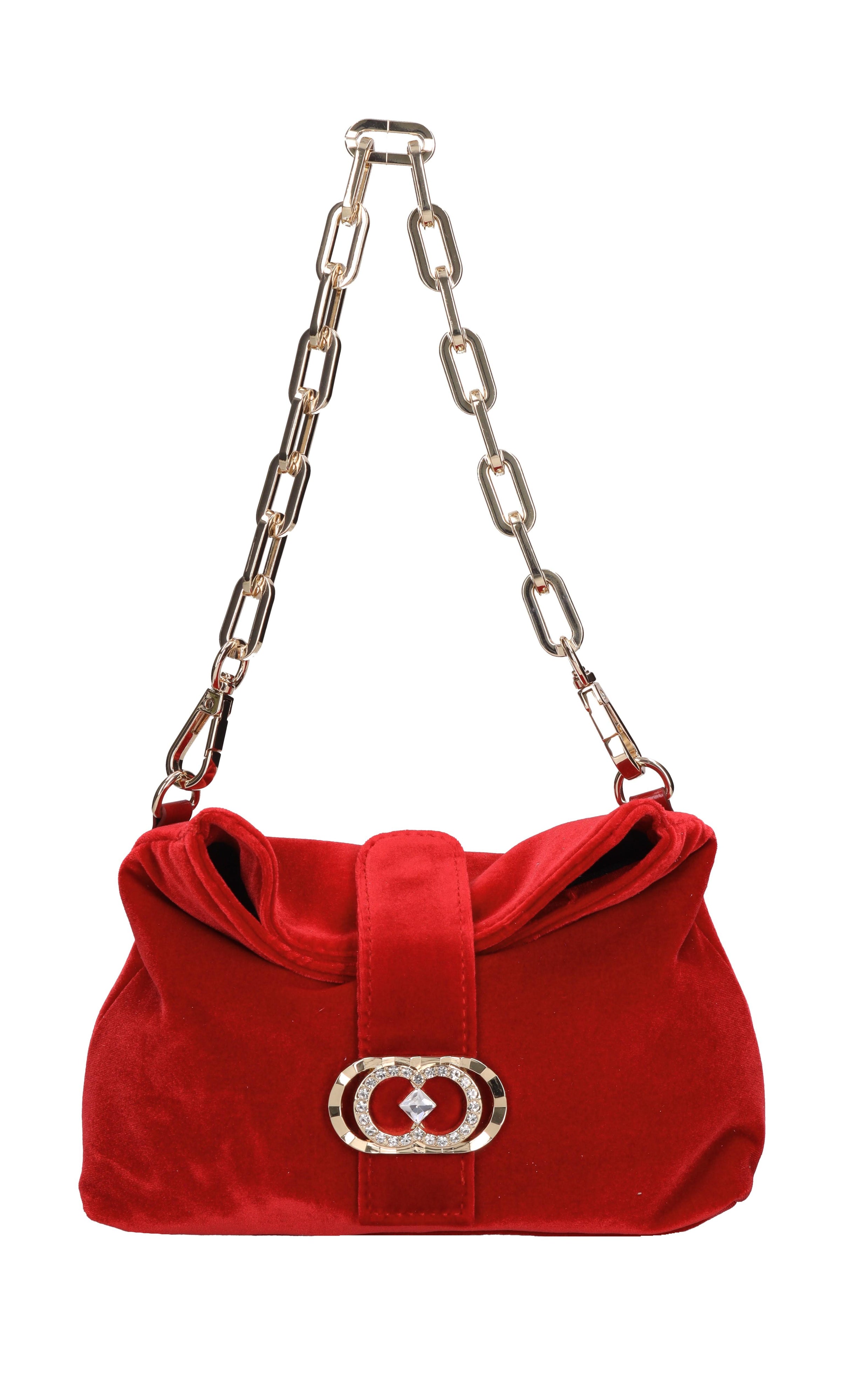 Borsa Night Edition in velluto 
