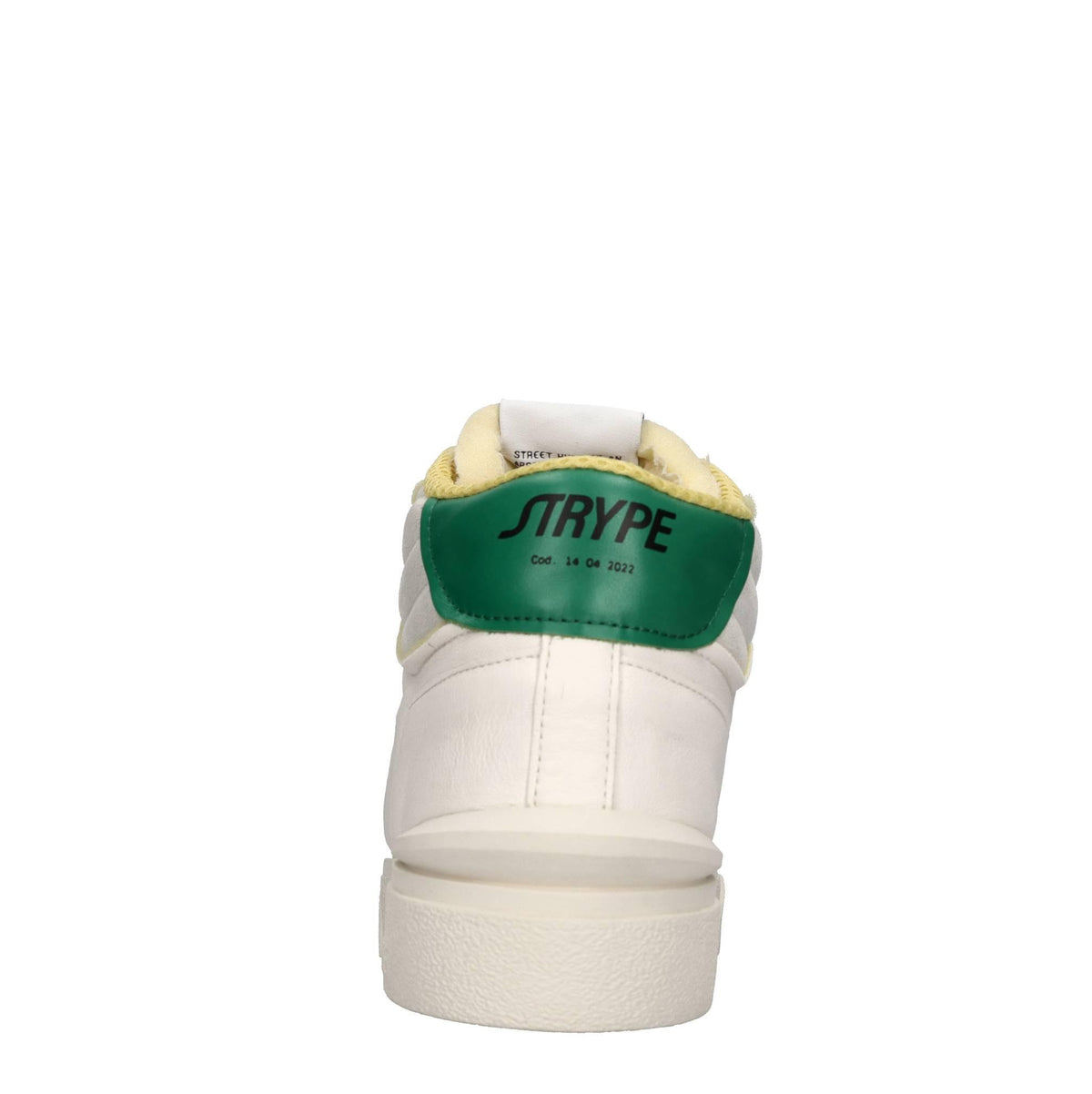 Sneakers in pelle e tessuto 