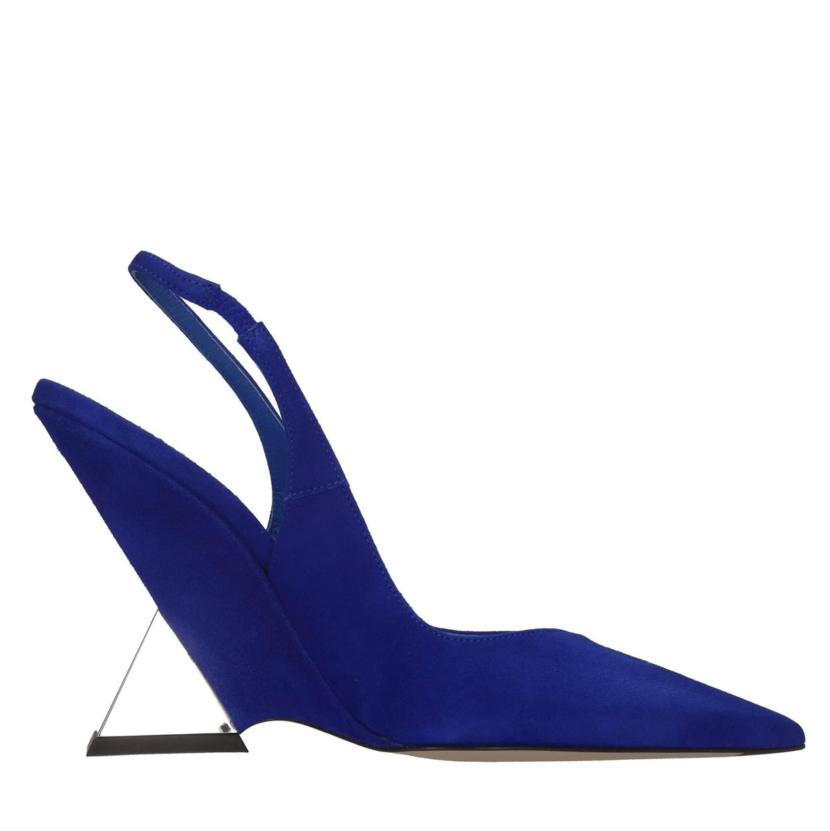 Décolleté slingback Cheope in camoscio 