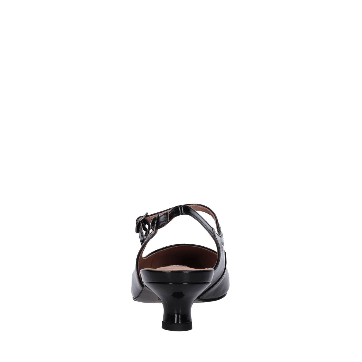 Décolleté slingback in pelle 