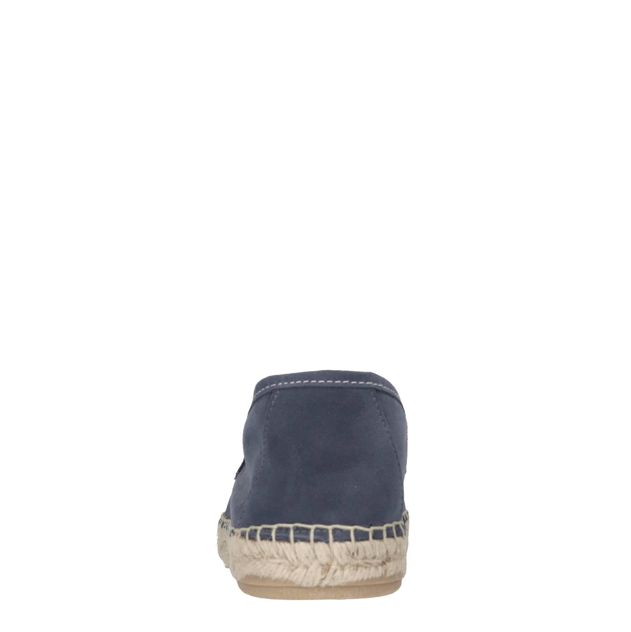 Mocassini espadrillas in camoscio 