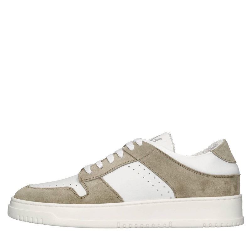 Sneakers in pelle e camoscio 