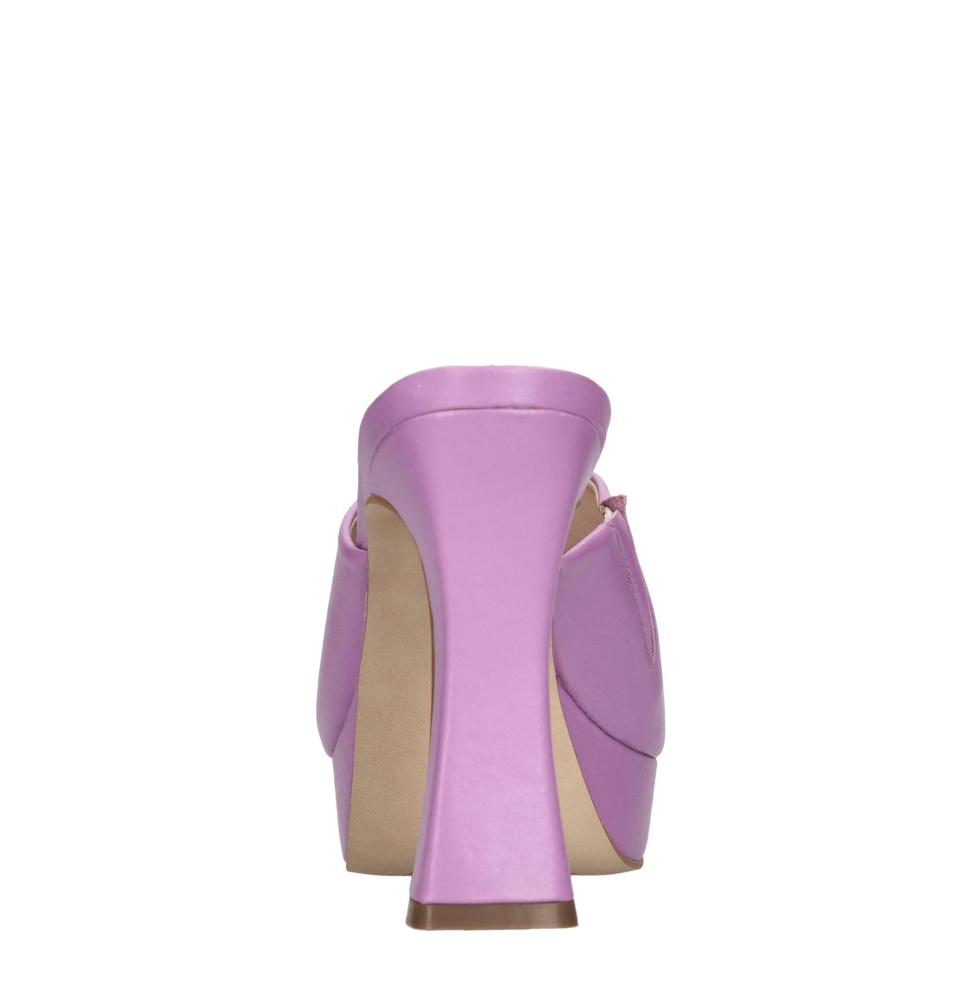 Mules in pelle 