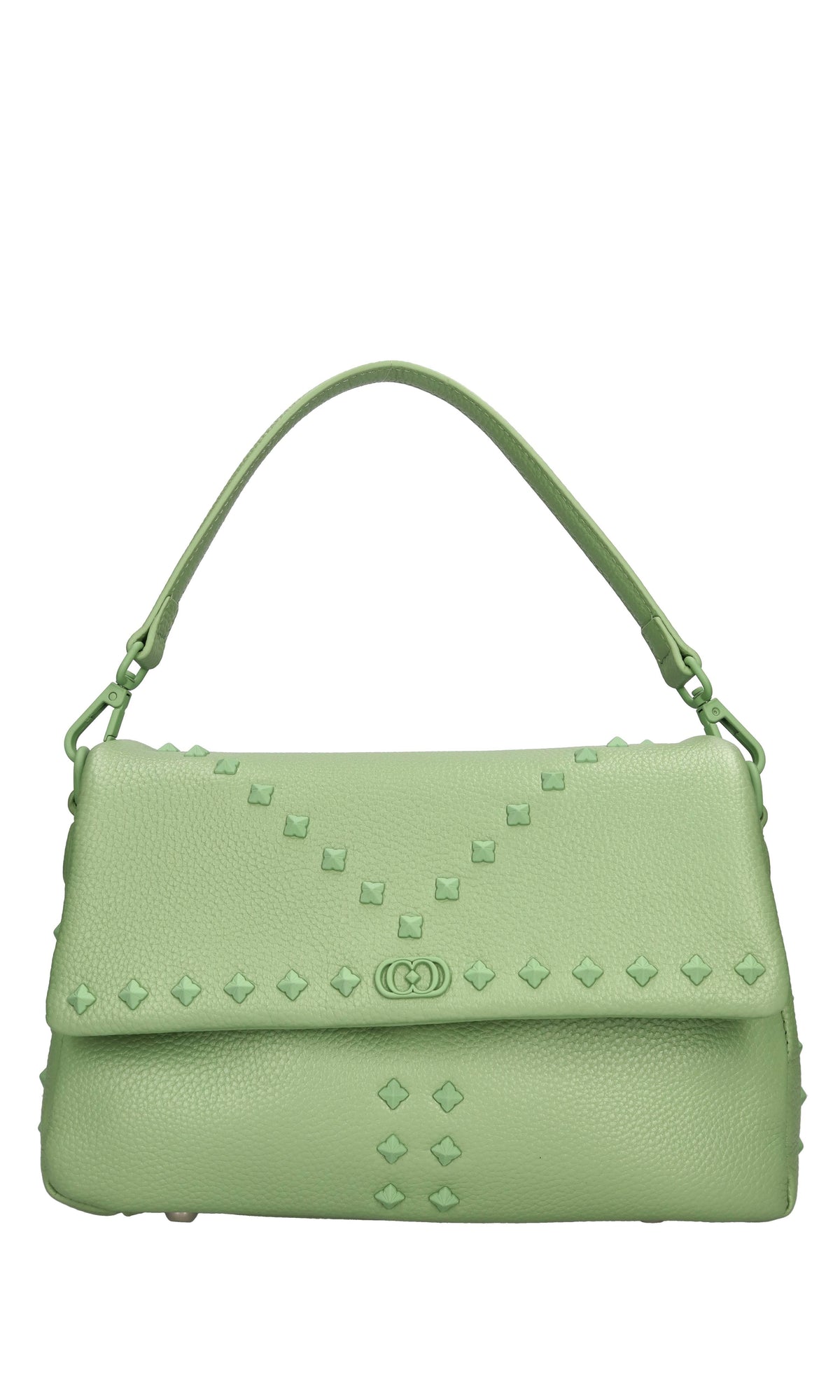 Borsa Frivolous in pelle e borchie 