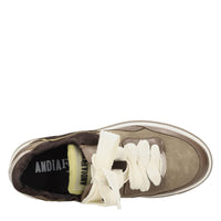 Sneakers in pelle e camoscio 