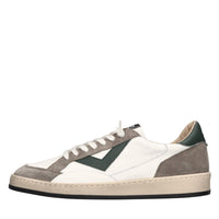 Sneakers in pelle e camoscio 