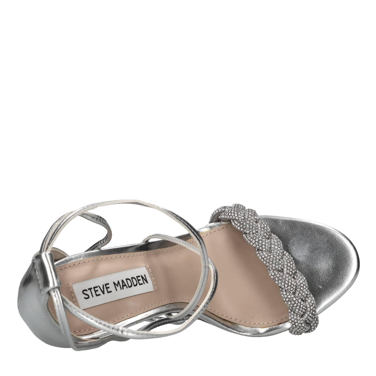 Sandali in pelle e strass 