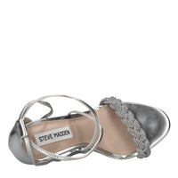 Sandali in pelle e strass 