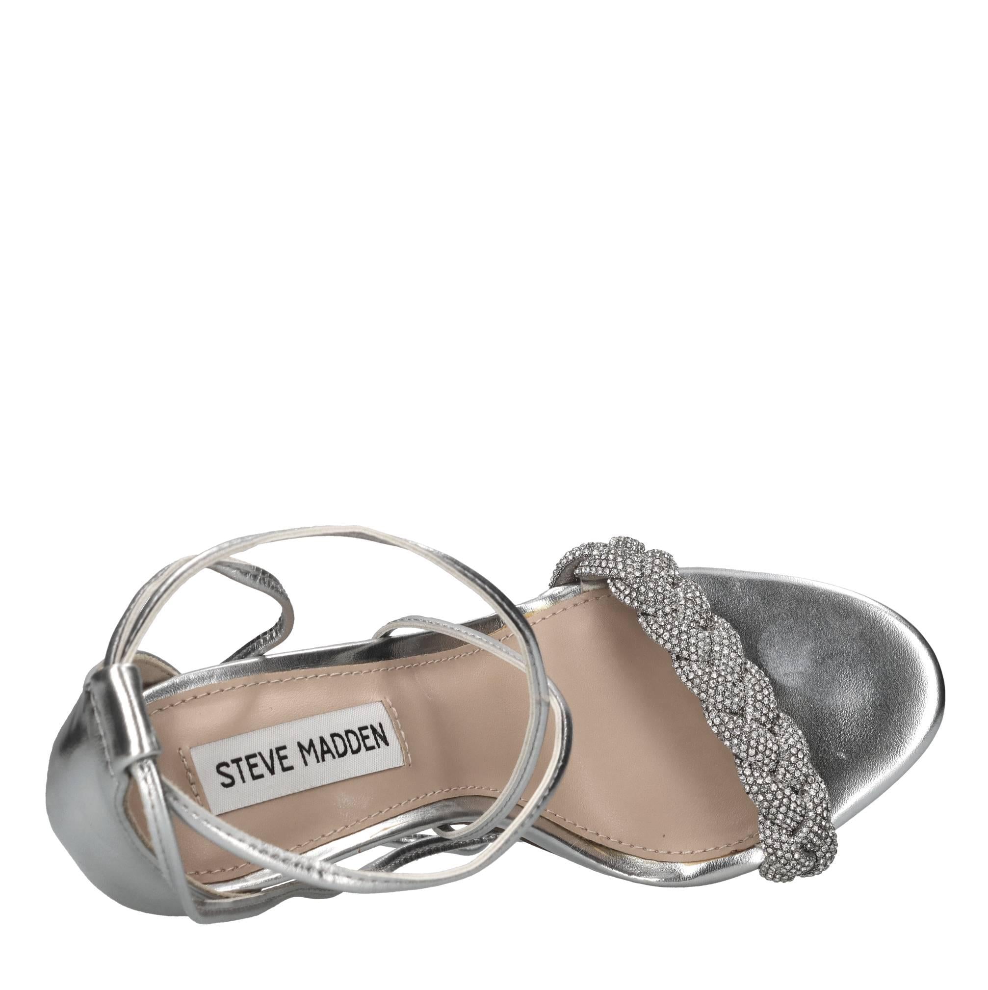 Sandali in pelle e strass 