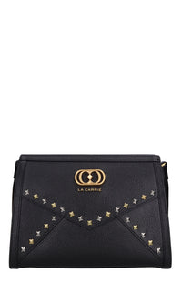 Borsa Frivolous med. in pelle e borchie 