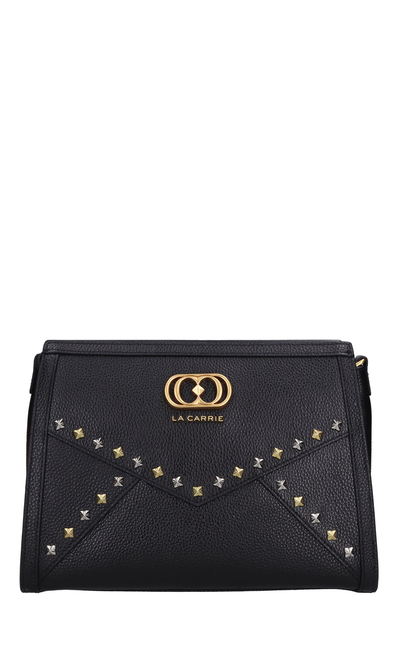 Borsa Frivolous med. in pelle e borchie 