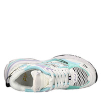 Sneakers modello Race in pelle e tessuto 