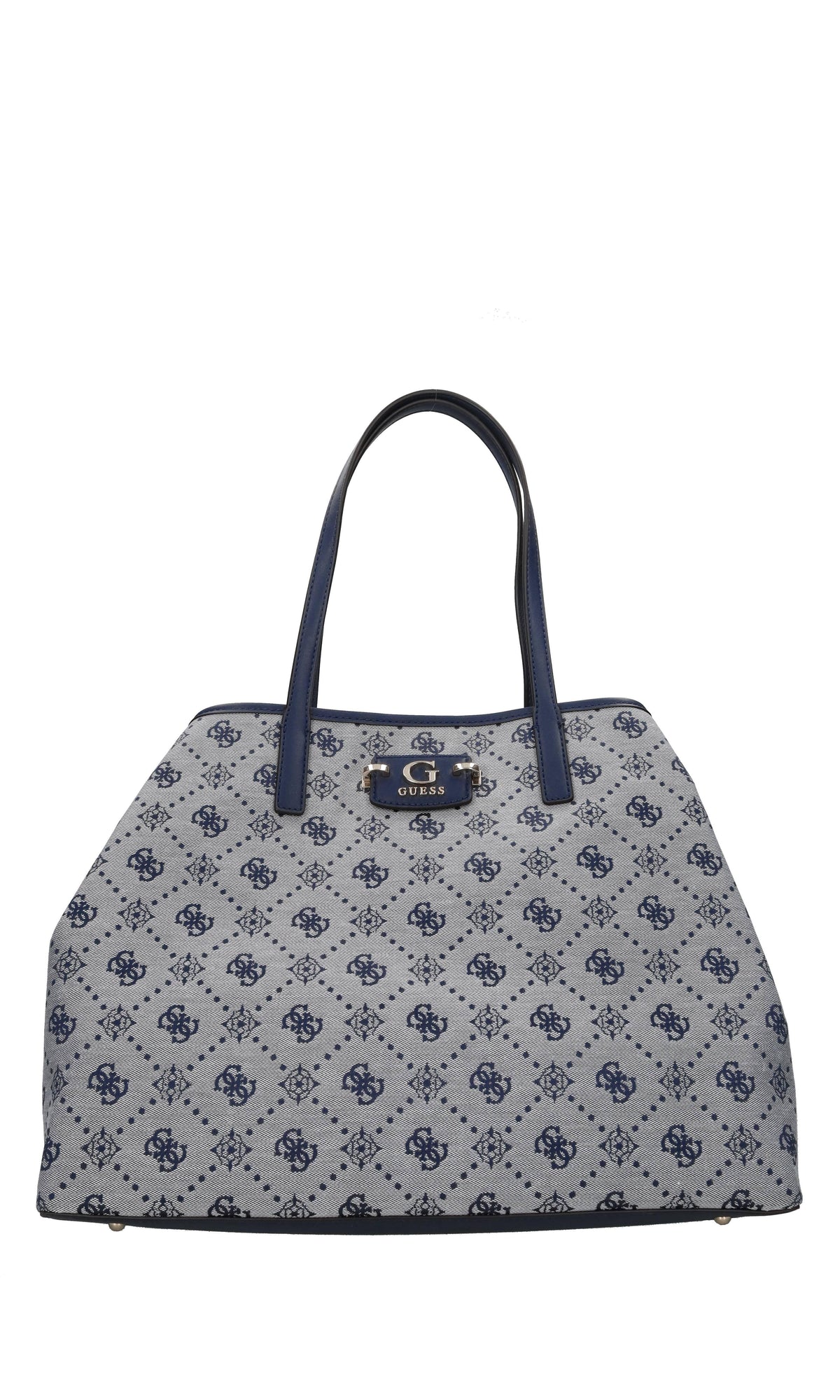 Borsa in ecopelle e tessuto 
