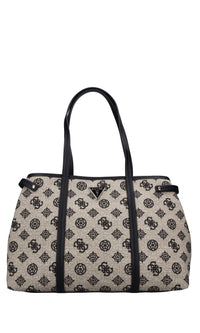 Borsa in tessuto ed ecopelle 