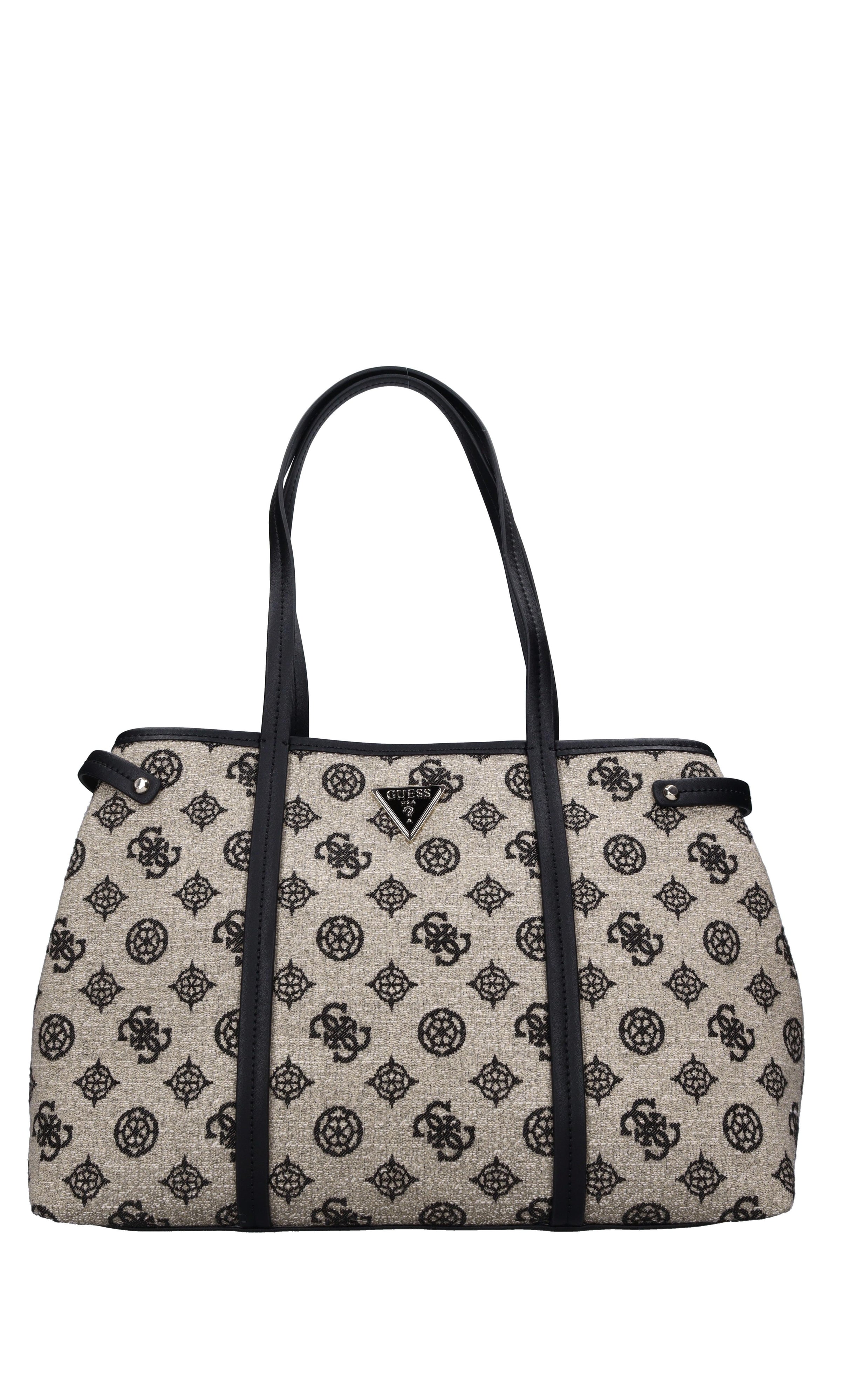 Borsa in tessuto ed ecopelle 