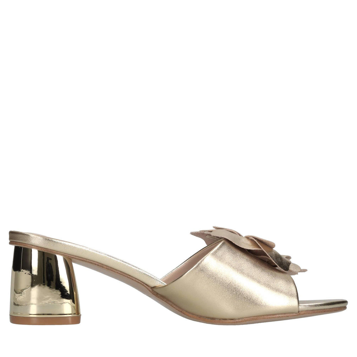 Mules in pelle 