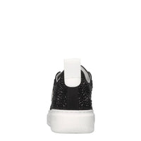 Sneakers in raso e strass 