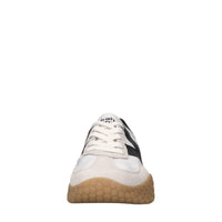 Sneakers in camoscio ecopelle e tessuto 
