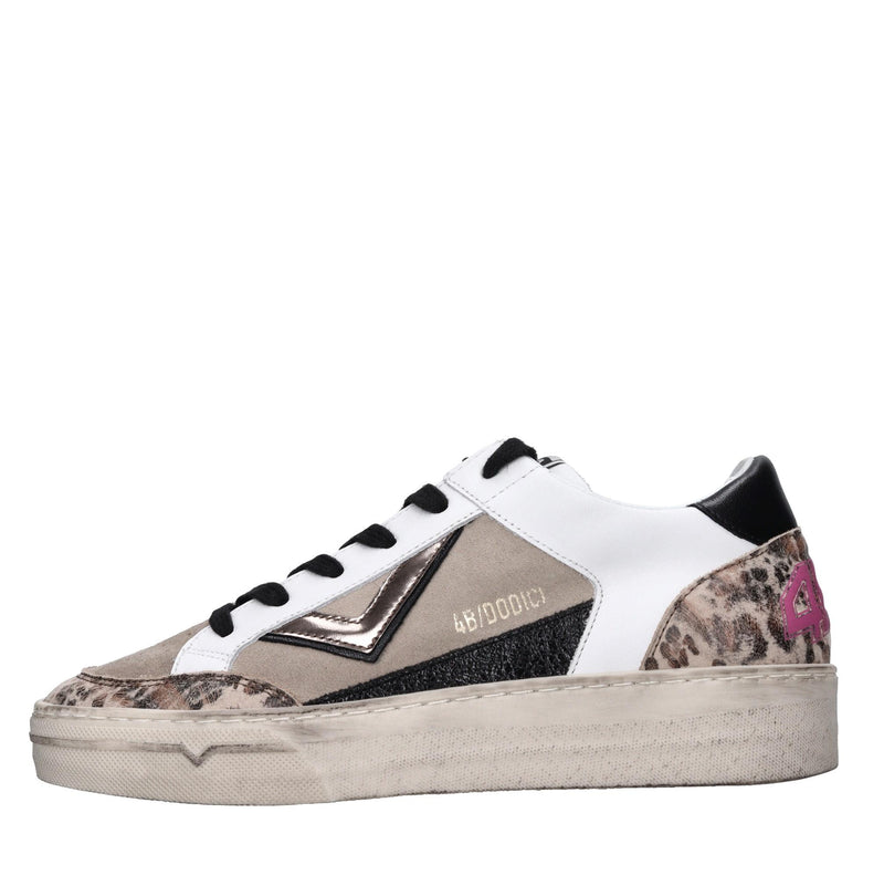 Sneakers in pelle e camoscio 