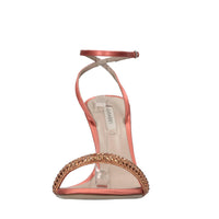 Sandali Blade in raso e strass 