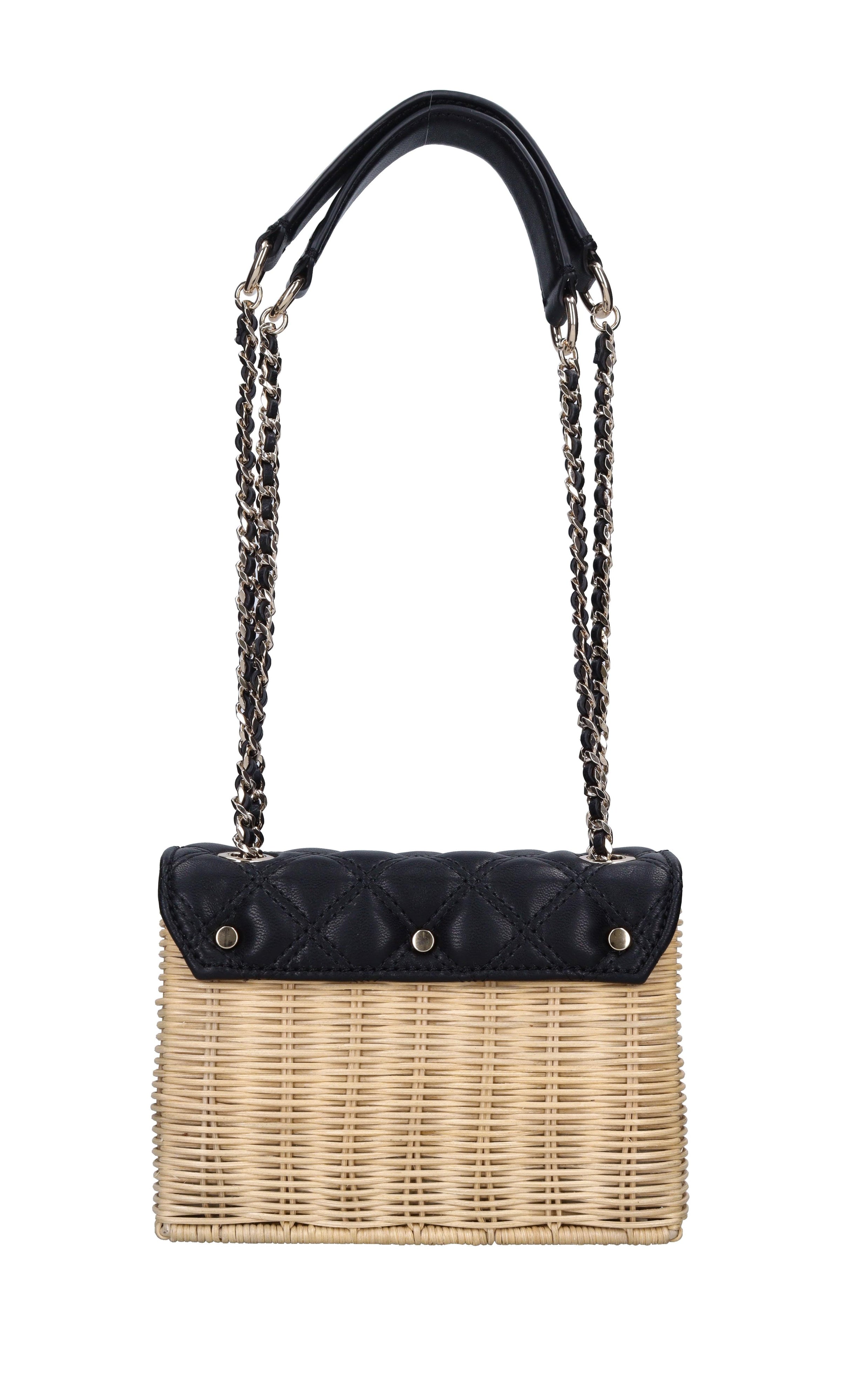 Borsa in ecopelle e midollino 