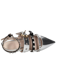 Ballerine slingback in vernice ed ecopelle 