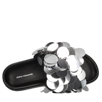 Mules Sparkle in pelle e paillettes 