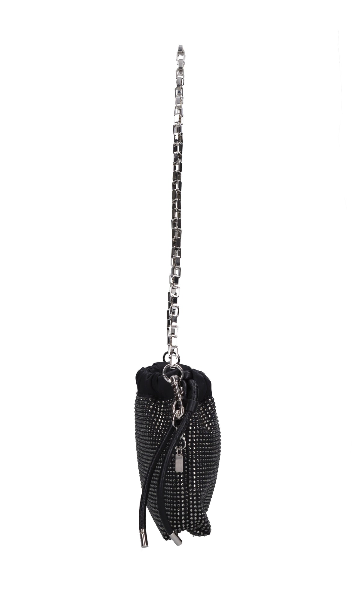 Borsa Mini Eva in raso e strass 