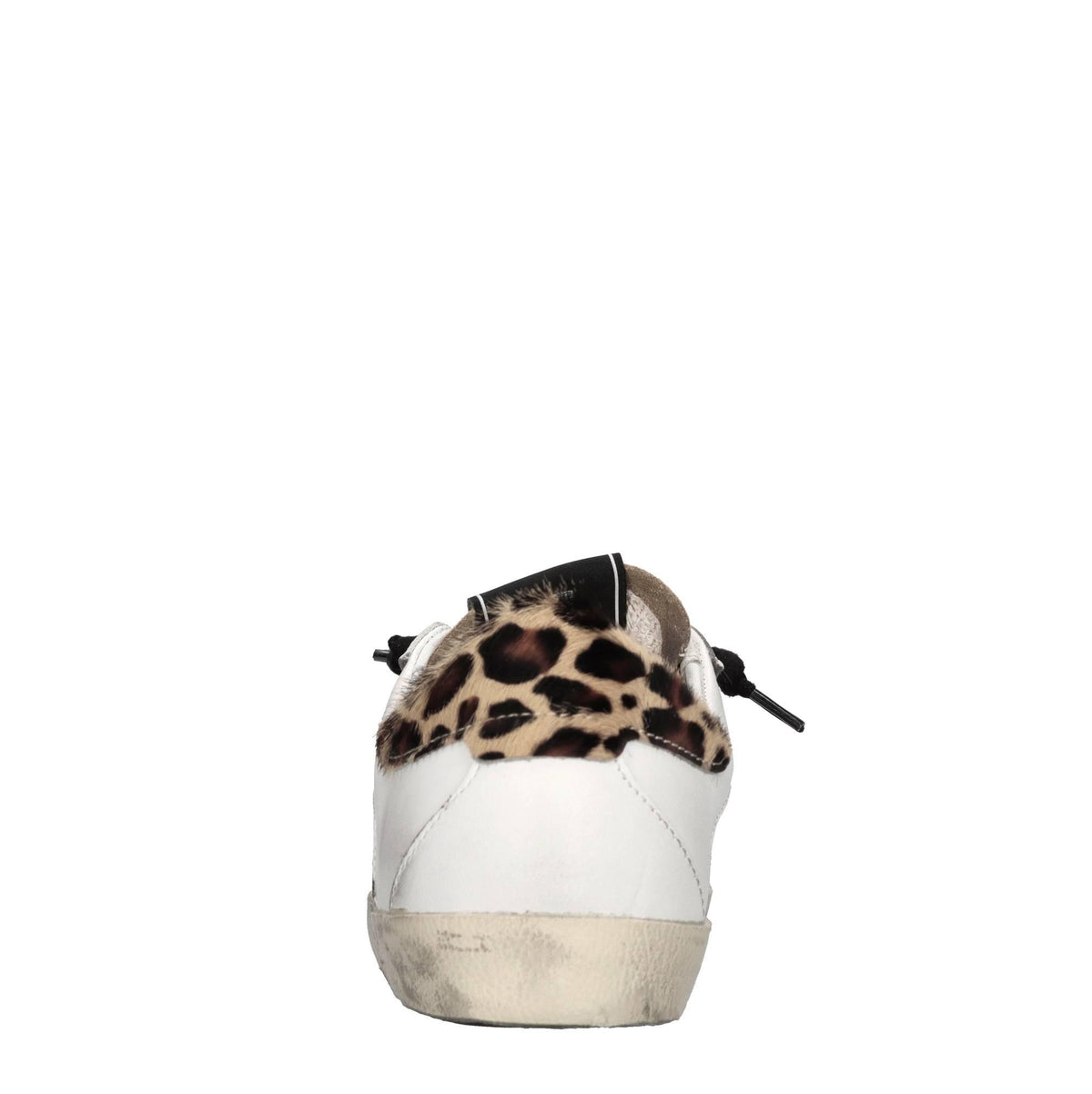 Sneakers in pelle,cavallino e glitter argento 