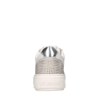 Sneakers in camoscio, ecopelle e strass 
