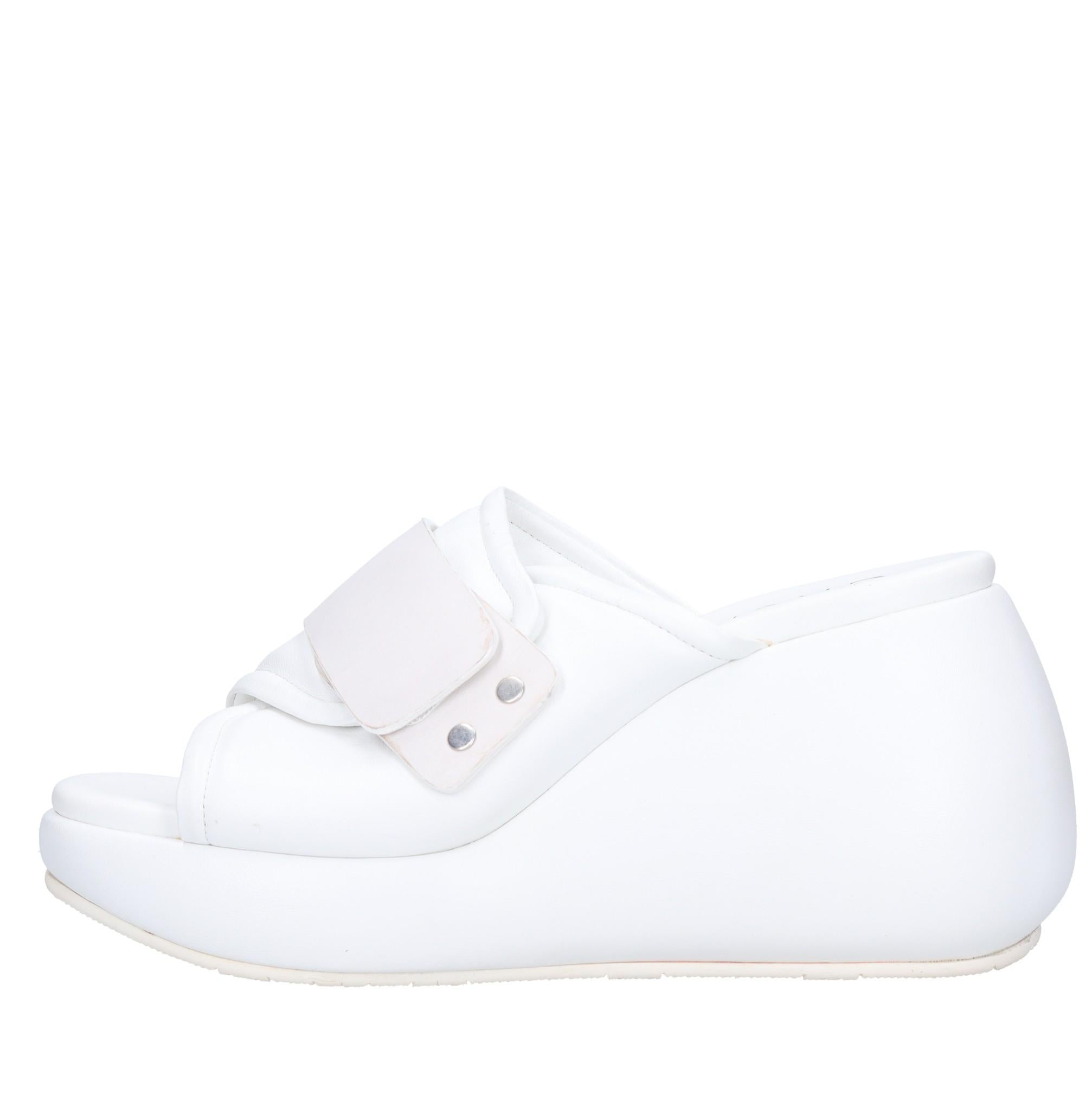 Mules Zeppa in pelle 