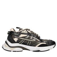 Sneakers Race in ecopelle e tessuto 