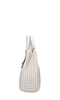 Borsa in ecopelle intrecciata 