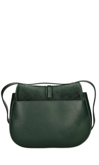 Borsa in velluto ed ecopelle 