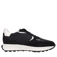 Sneakers in camoscio,pelle e tessuto 