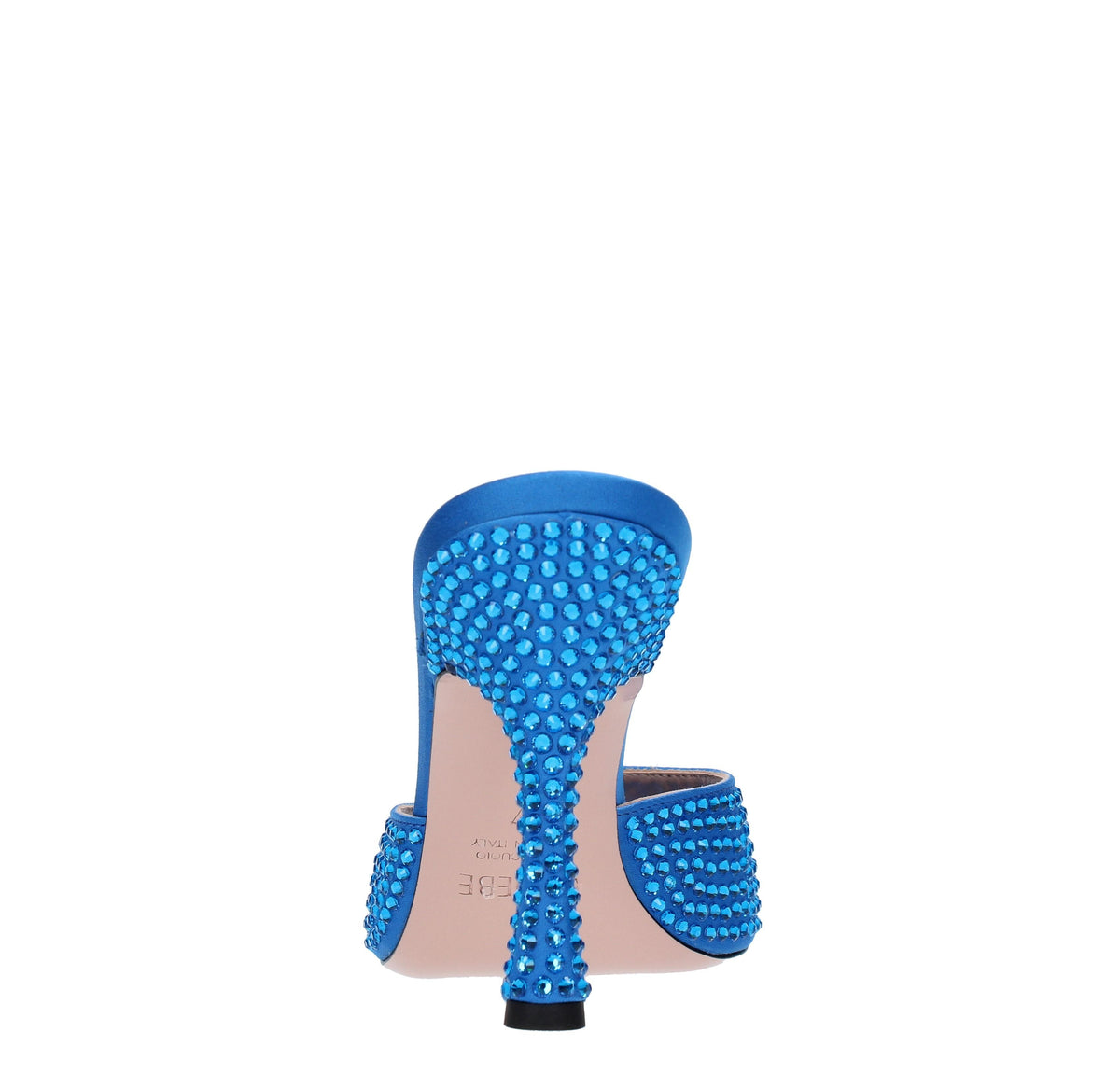 Mules modello DITA95 in raso e strass 