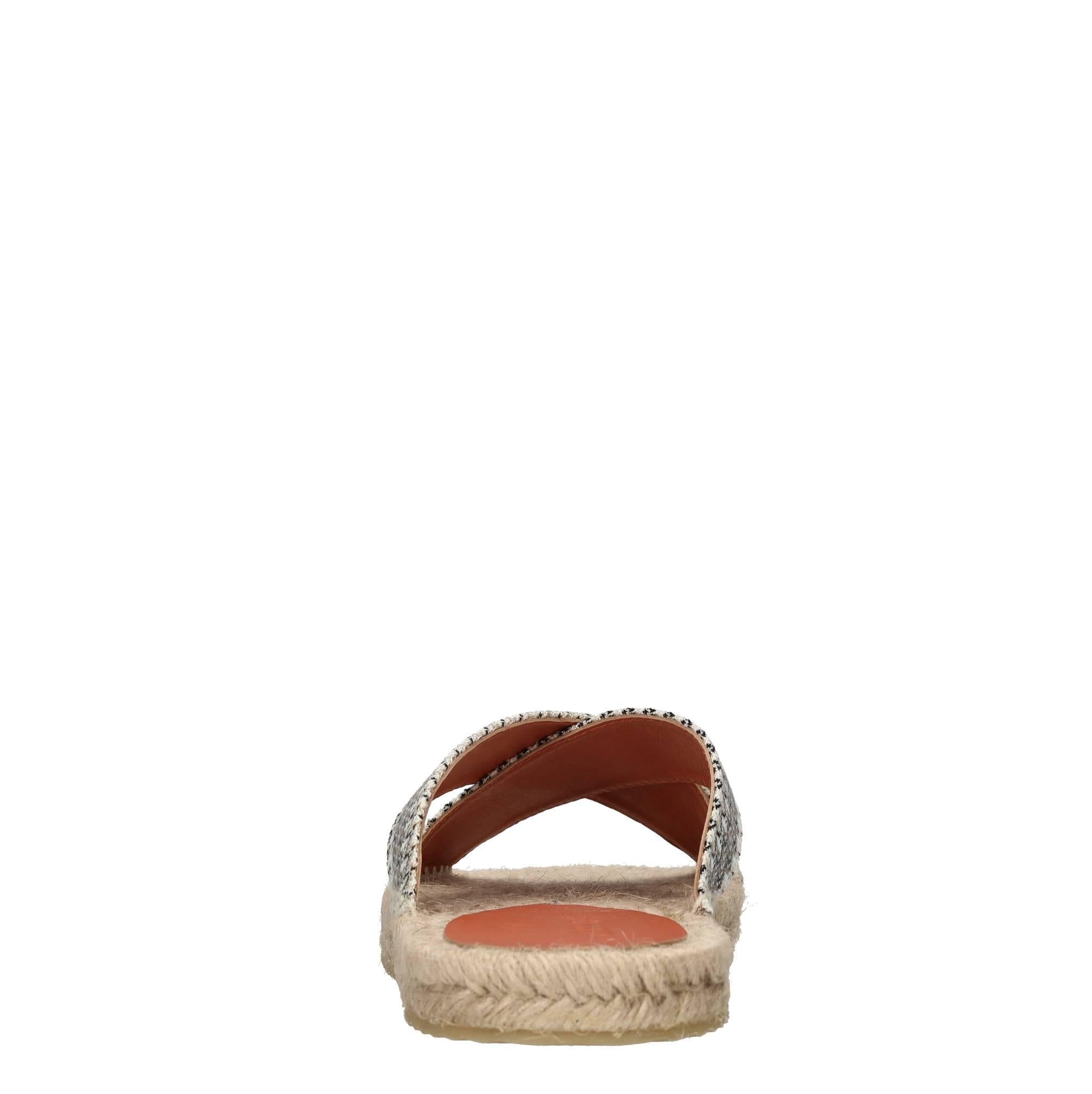 Mules in tessuto zig zag 