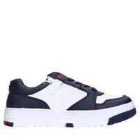 Sneakers in ecopelle e tessuto 