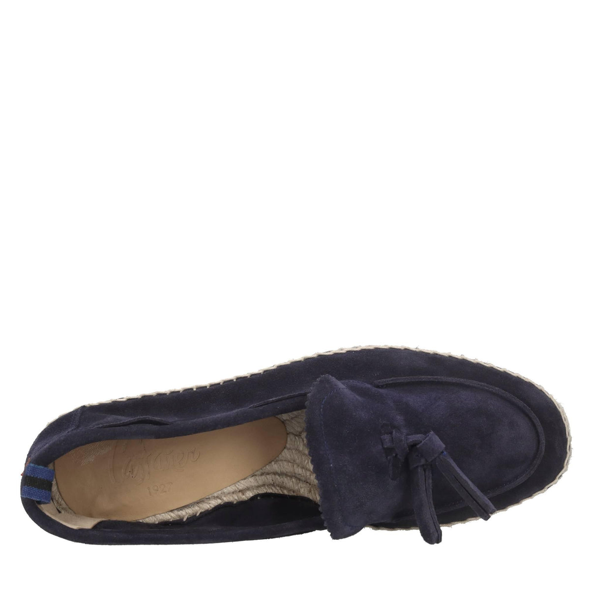 Mocassini espadrillas Nico in camoscio 