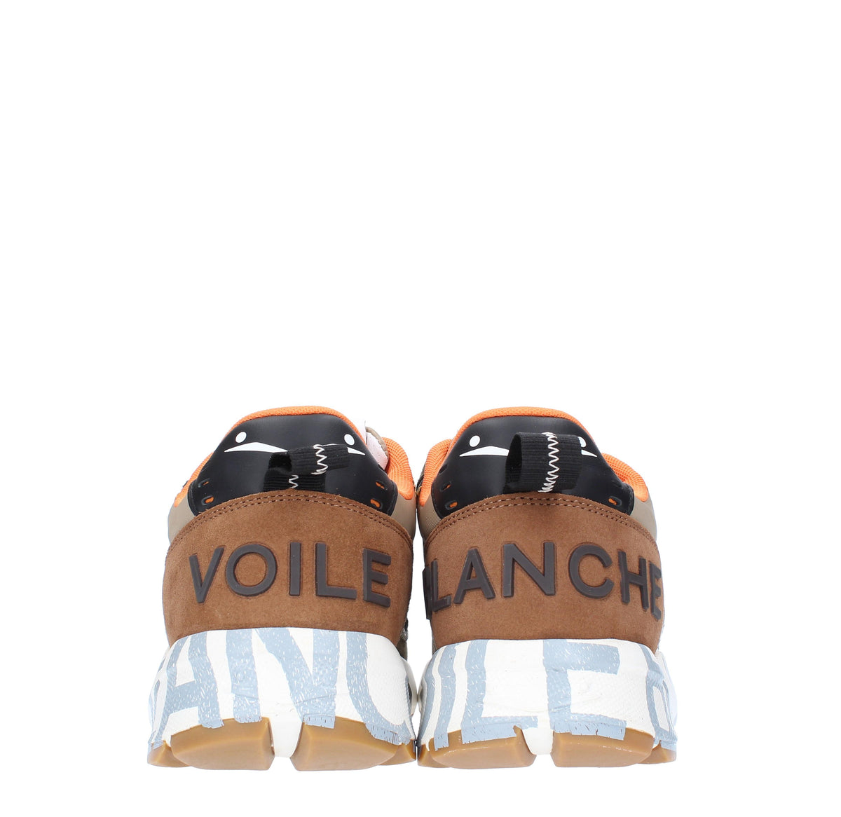 Sneakers in camoscio pelle e tessuto 