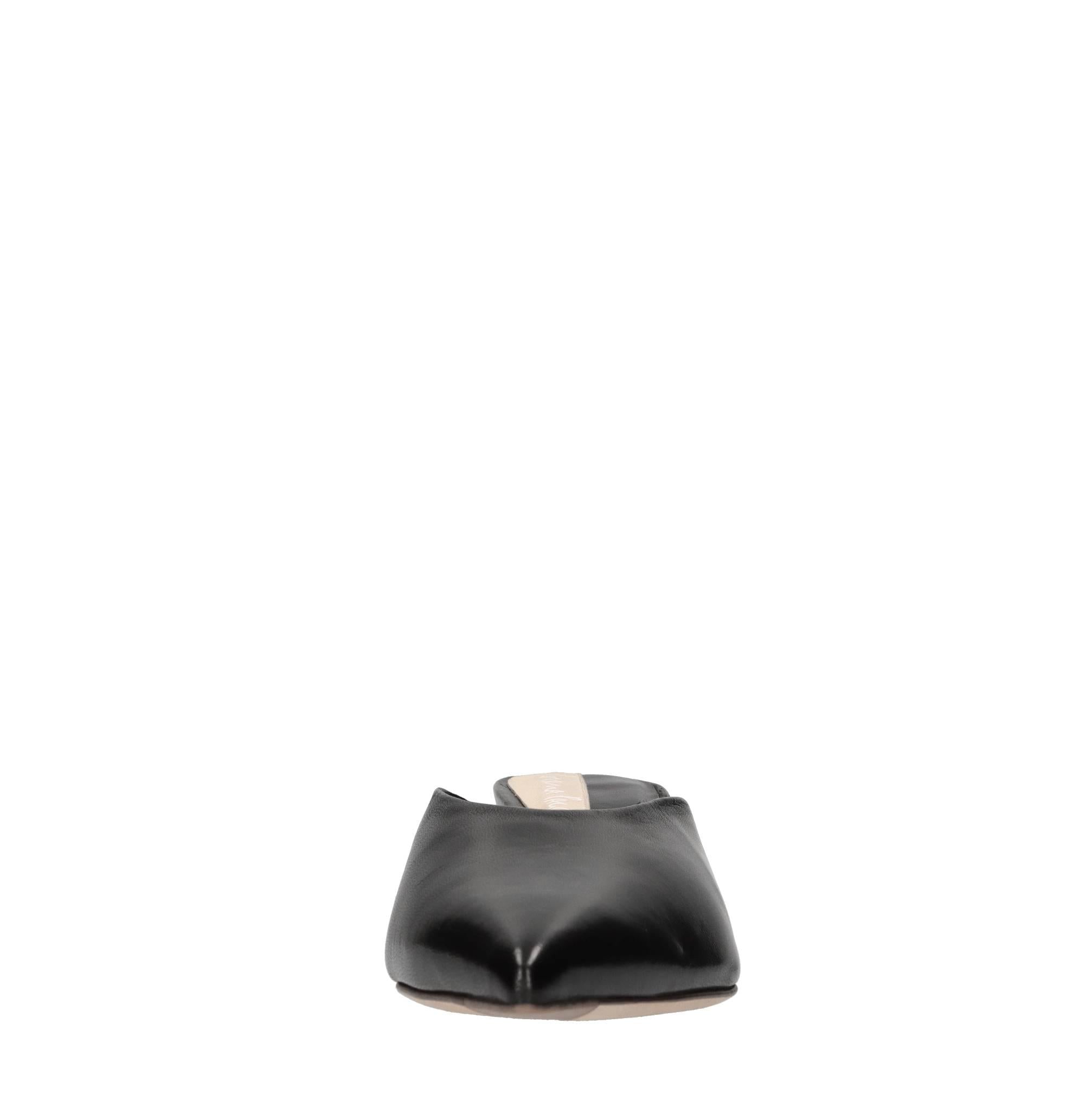 Mules in pelle 