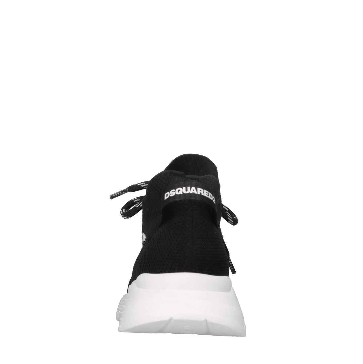 Sneakers in pelle e tessuto 