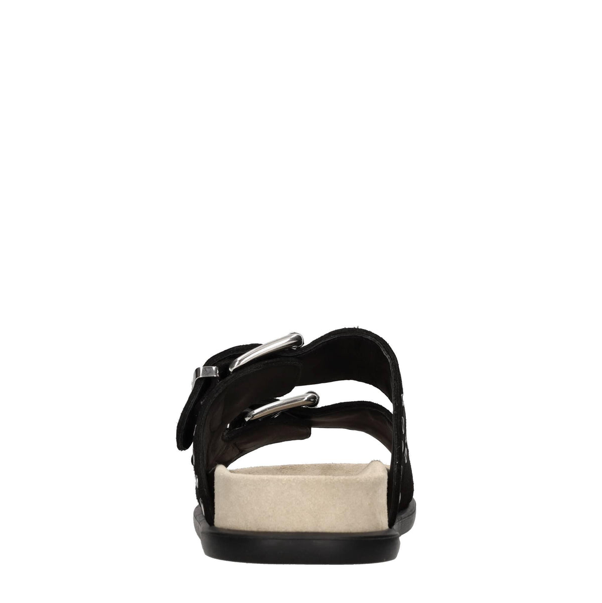 Mules in camoscio e borchie 